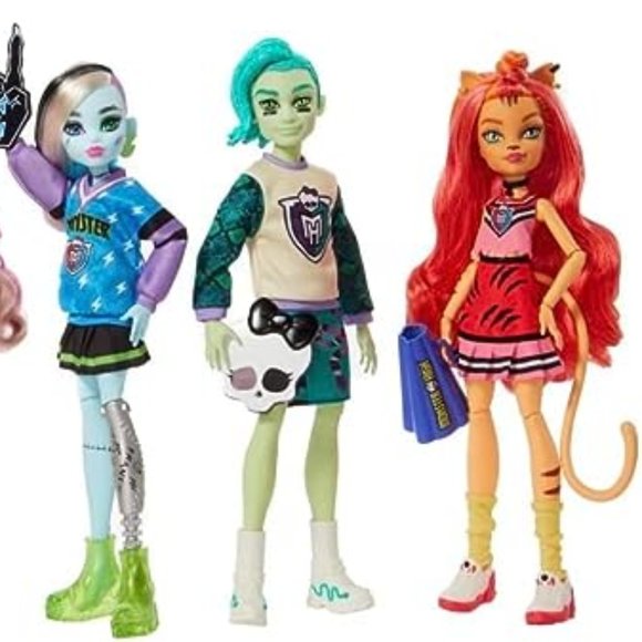 NEW Monster High Gen3 Ghoul Spirit Sporty 6 Pack Doll Set, Deluxe Fashio… - Picture 4 of 12